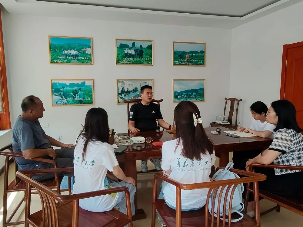 青岛农业大学农学院“金银筑梦”实践服务团深入平邑县流峪镇合作社开展金银花产业调研